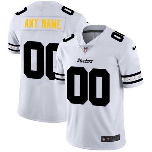 Customized Men's Nike Steelers White Team Logo Vapor Limited Jersey,We sell and wholesale Customized Men's Nike Steelers White Team Logo Vapor Limited Jersey on line form chian!